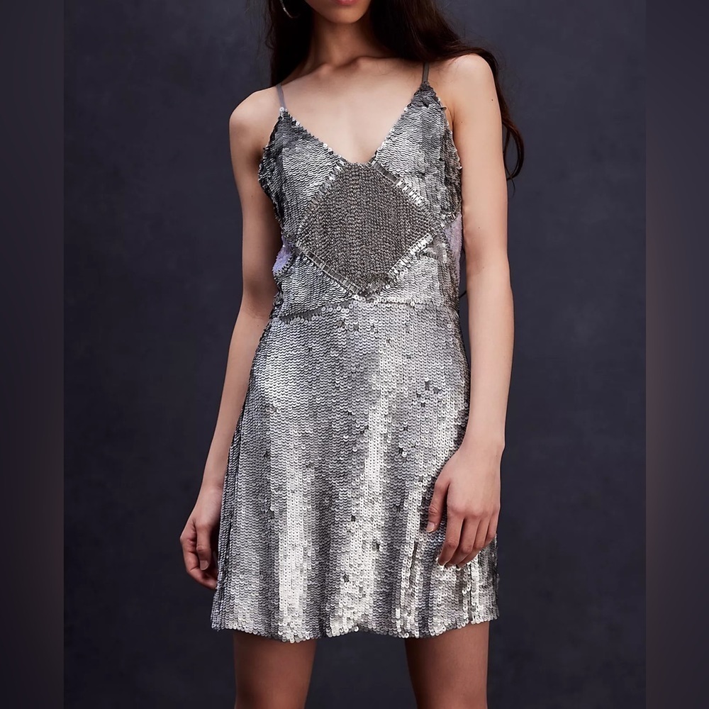 NWT Jen's Pirate Booty Silver Linings Mini Dress